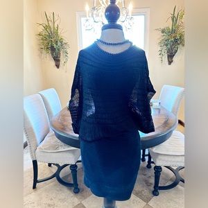 NWT black sweater dress